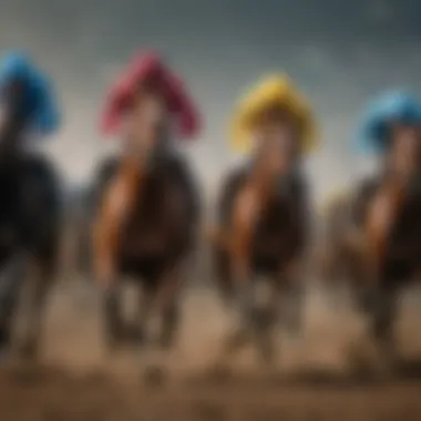 An infographic showing different types of horse racing bets