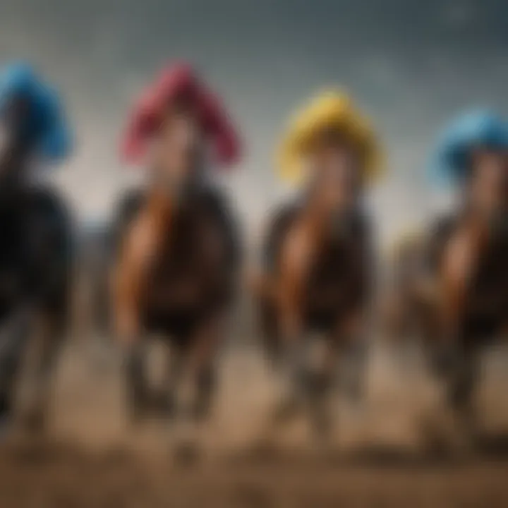 An infographic showing different types of horse racing bets