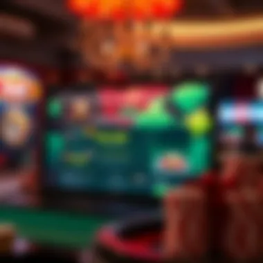 Understanding Online Bonuses Illustration of online gambling platform with bonuses