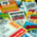 Illustration of various California Lottery scratcher tickets showcasing different designs