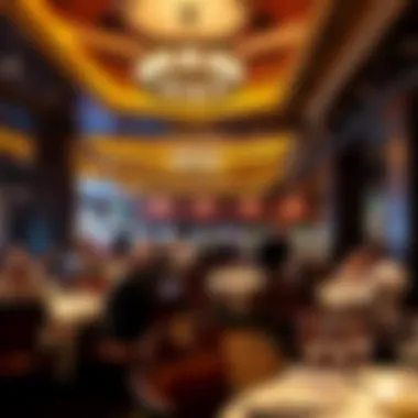 Elegant Dining Experience at Casino 66 Dining area featuring elegant decor and patrons enjoying meals