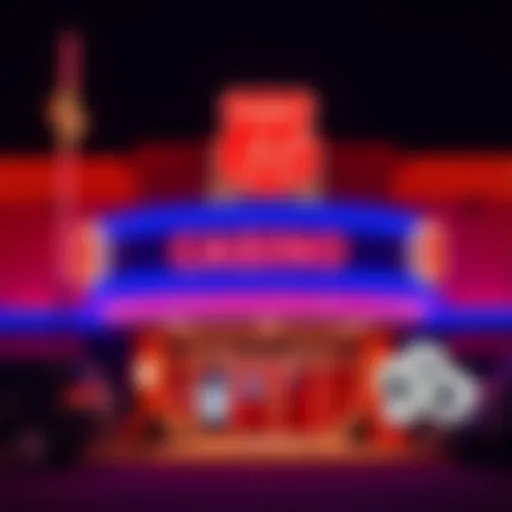 Casino 66 exterior showcasing vibrant entrance and signage