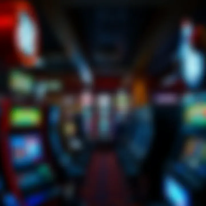 Diverse Slot Machines at Casino 66 Interior view of gaming floor filled with various slot machines