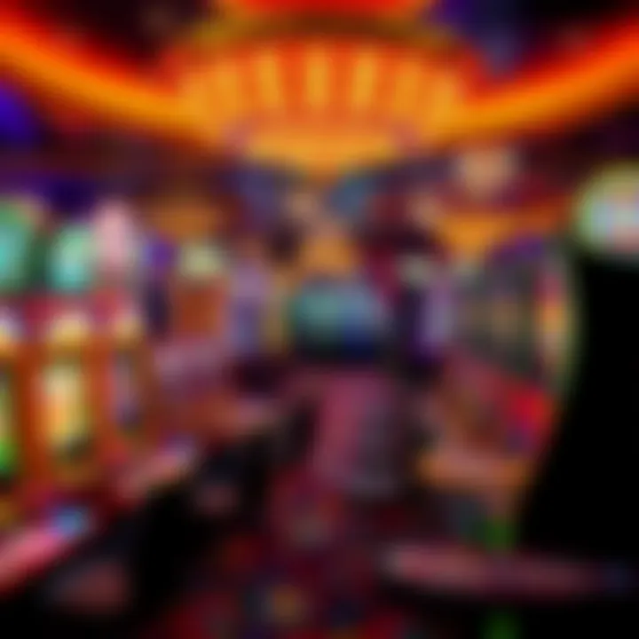Vibrant gaming area filled with diverse gaming options and an electric atmosphere