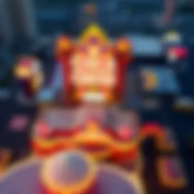 An aerial view capturing the grandeur of Circa Circus and its surrounding attractions