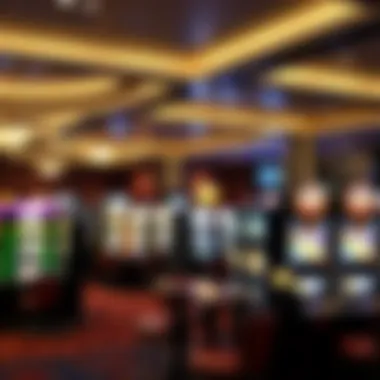 Gaming Options at Del Lago Casino Interior gaming area featuring a variety of slot machines and table games