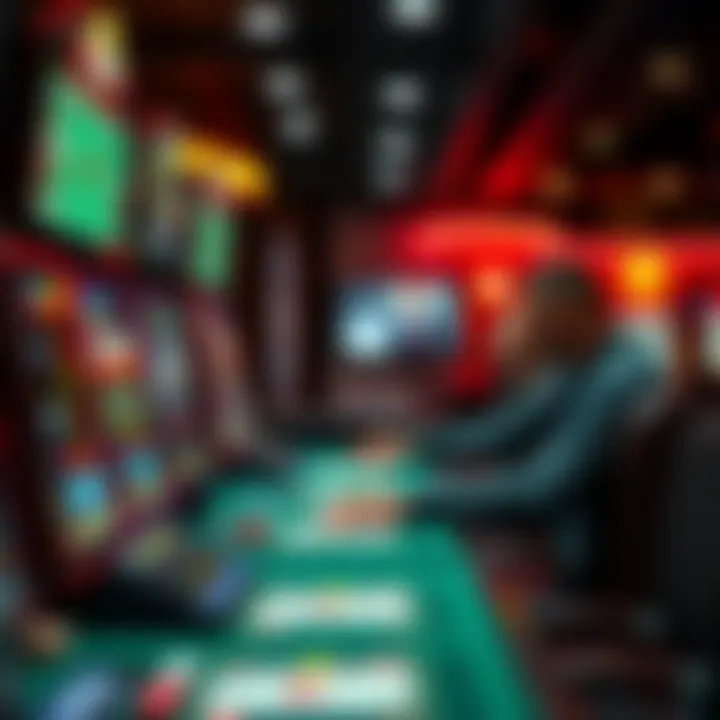 A visual representation of the evolution of online gambling technology