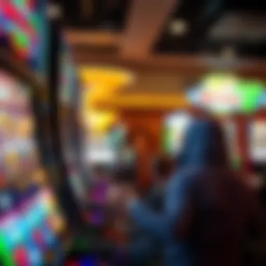 A player engaging with a thrilling online slot machine