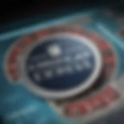 American Express logo against a digital casino backdrop
