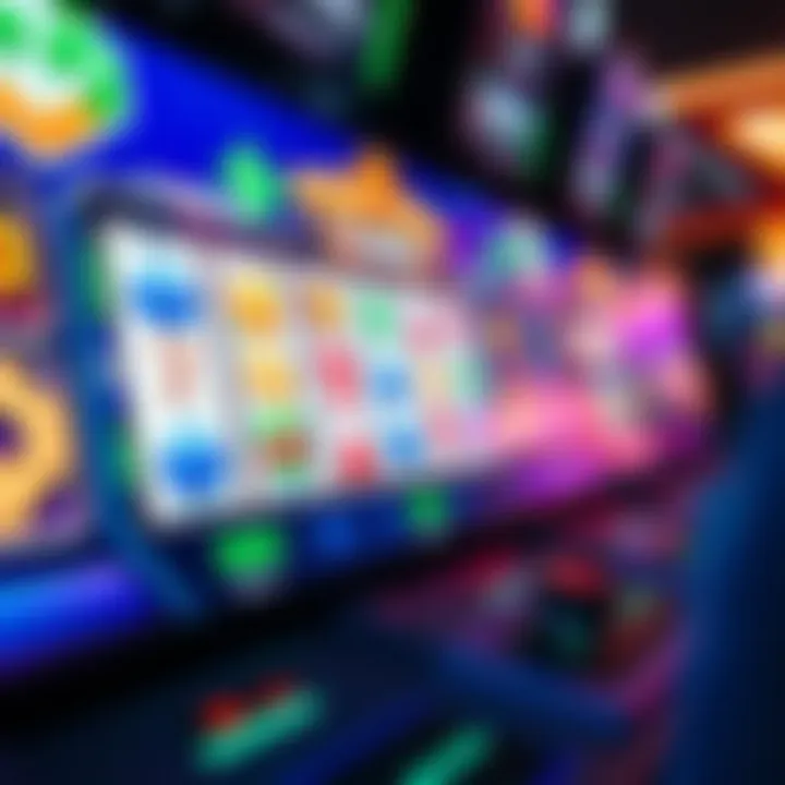 A close-up of a user interface demonstrating unique gaming mechanics