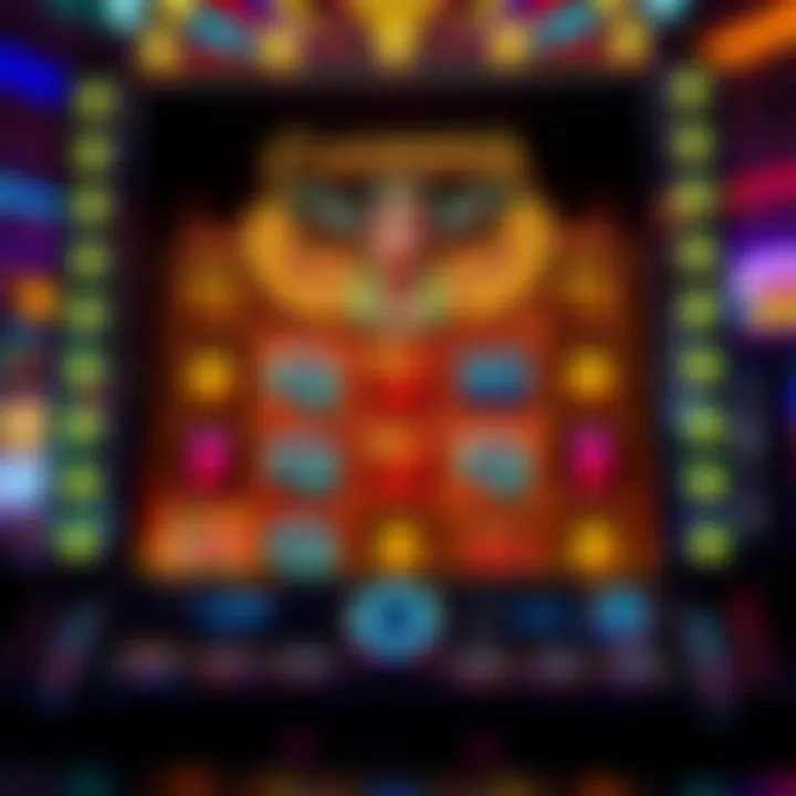 Exploring the Cleopatra Game Interface A detailed view of the game interface showcasing the slots