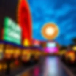 Mohegan Sun exterior showcasing the vibrant atmosphere