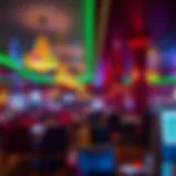 A breathtaking view of Winstar Casino's vibrant dining area