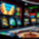 A virtual casino interface showcasing various games