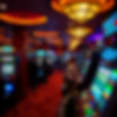 The Atmosphere of Greektown Casino A serene gaming area within Greektown Casino, emphasizing ambiance and gaming culture