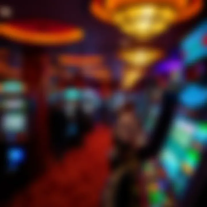 The Atmosphere of Greektown Casino A serene gaming area within Greektown Casino, emphasizing ambiance and gaming culture