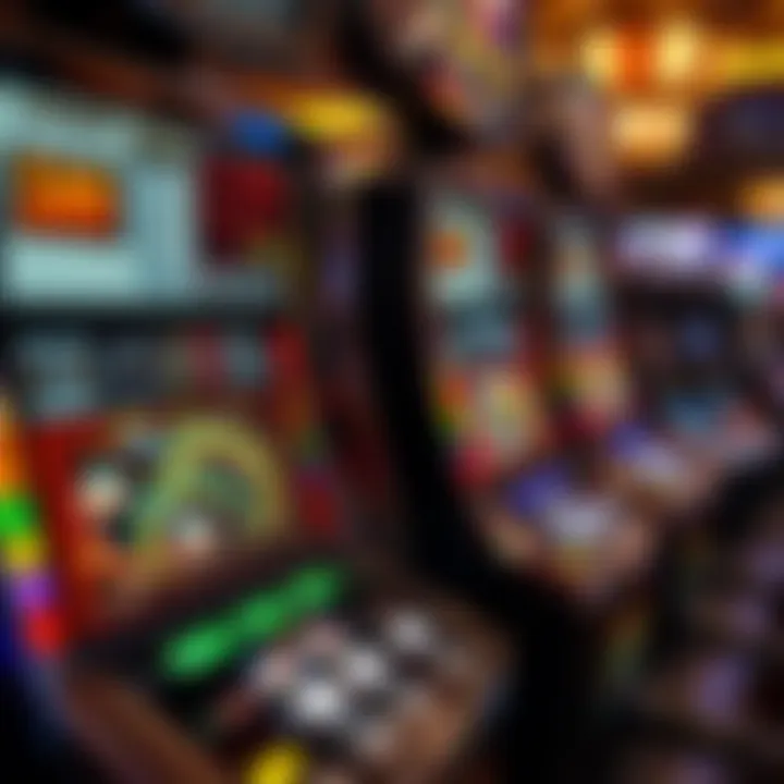 Innovative Technology in Slot Machines Technology behind slot machines, featuring circuit boards and software displays