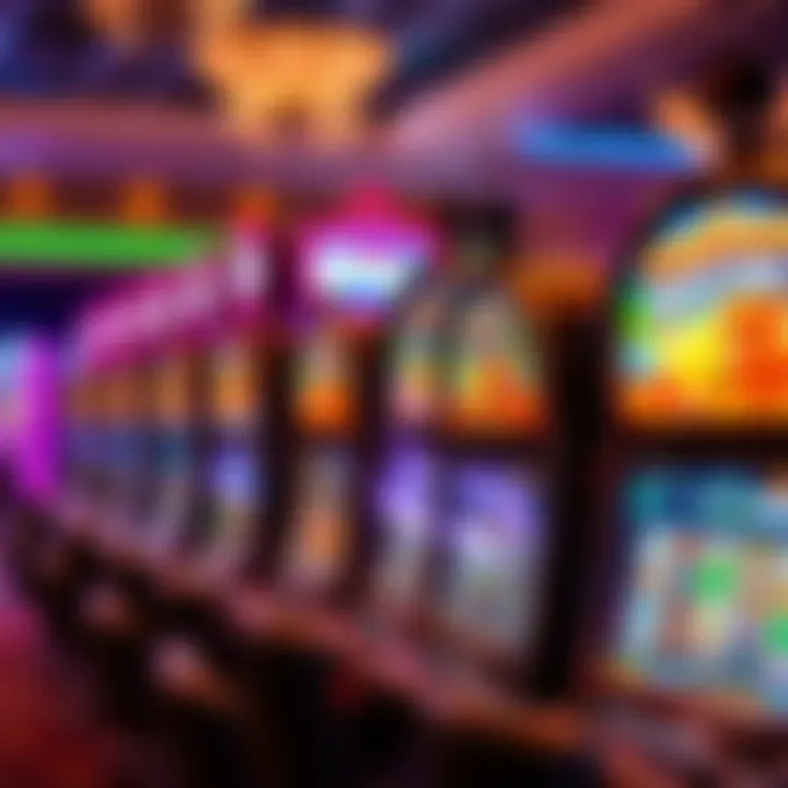 Engaging Slot Machines at Greektown Casino Vibrant slot machine interface showcasing dynamic graphics and engaging animations