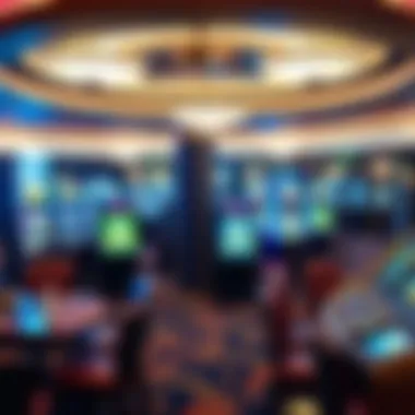 Luxurious amenities within the casino for guests