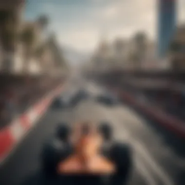 Thrilling Atmosphere of the Grand Prix Spectators enjoying the thrilling atmosphere at the Las Vegas Grand Prix