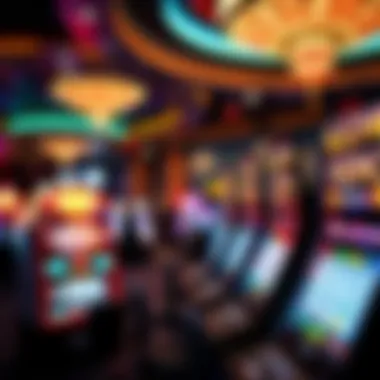 Lively Casino Atmosphere with Keno Games Casino ambiance with Keno games