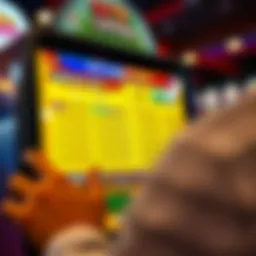 Online lottery scratcher purchase interface