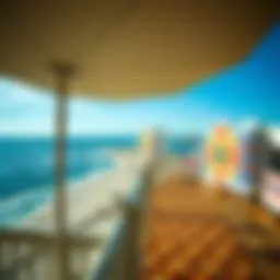 Luxurious oceanfront view of Ocean Resort Casino