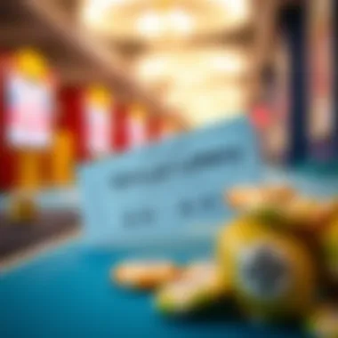 Virtual lottery ticket with digital design