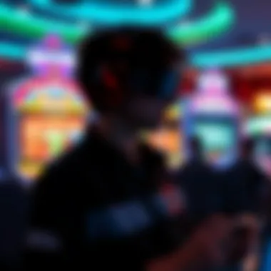 Concept art of advanced gaming technology