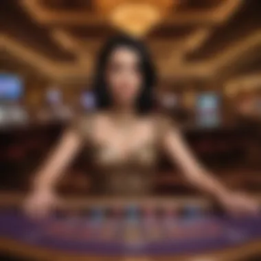 Casino gaming table featuring themed Katy Perry elements