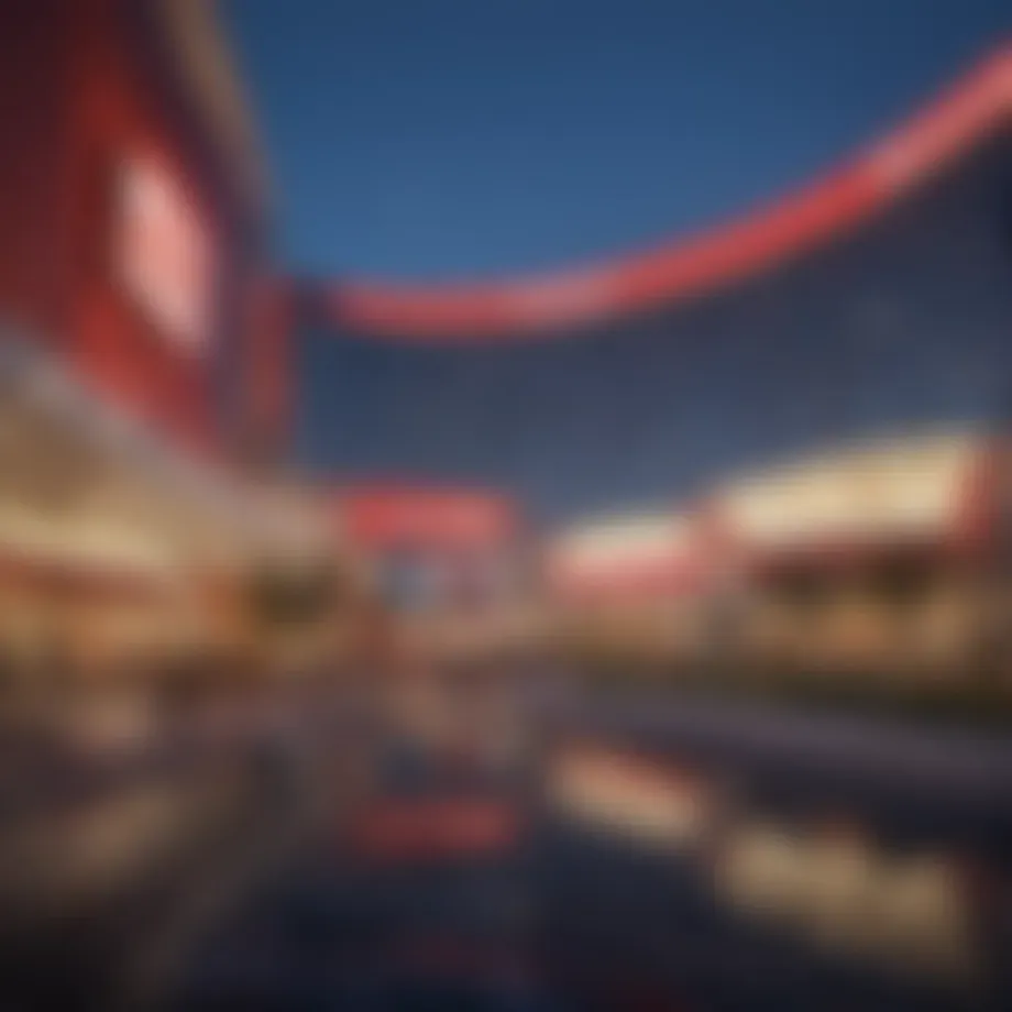 Exterior view of Resorts World Las Vegas showcasing its modern architecture and vibrant atmosphere