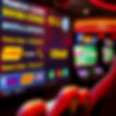 Variety of sports promo codes displayed on a digital screen