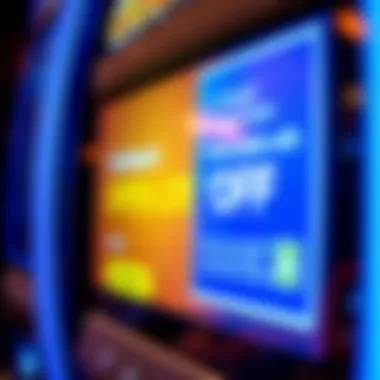 Promotional Offer at Golden Nugget Close-up of promotional offer displayed on a screen