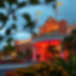 Exterior view of the Isle of Capri Casino showcasing its architectural beauty