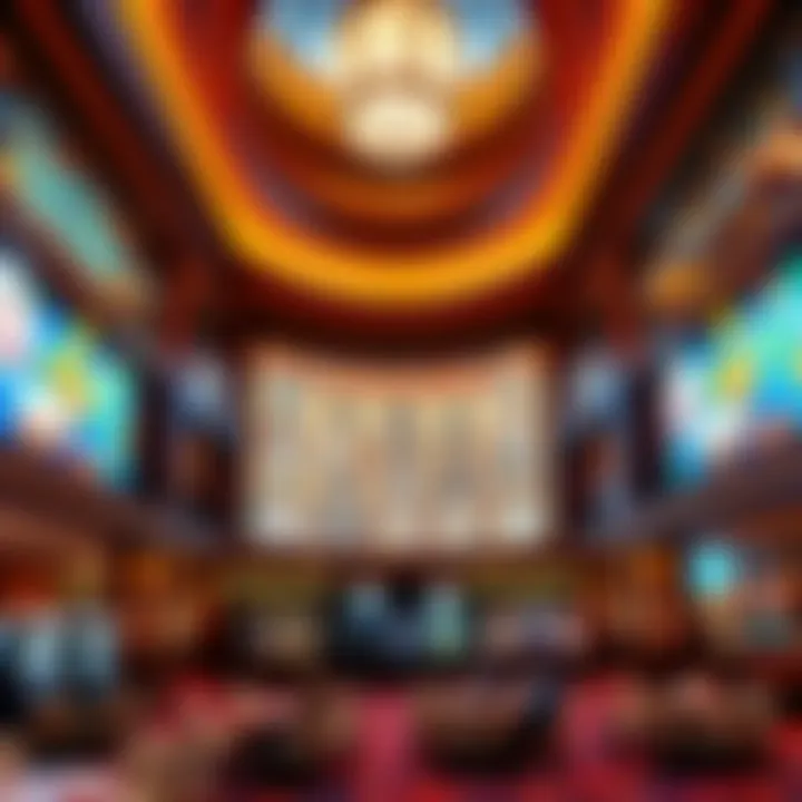 Stunning architectural design of the Richmond casino