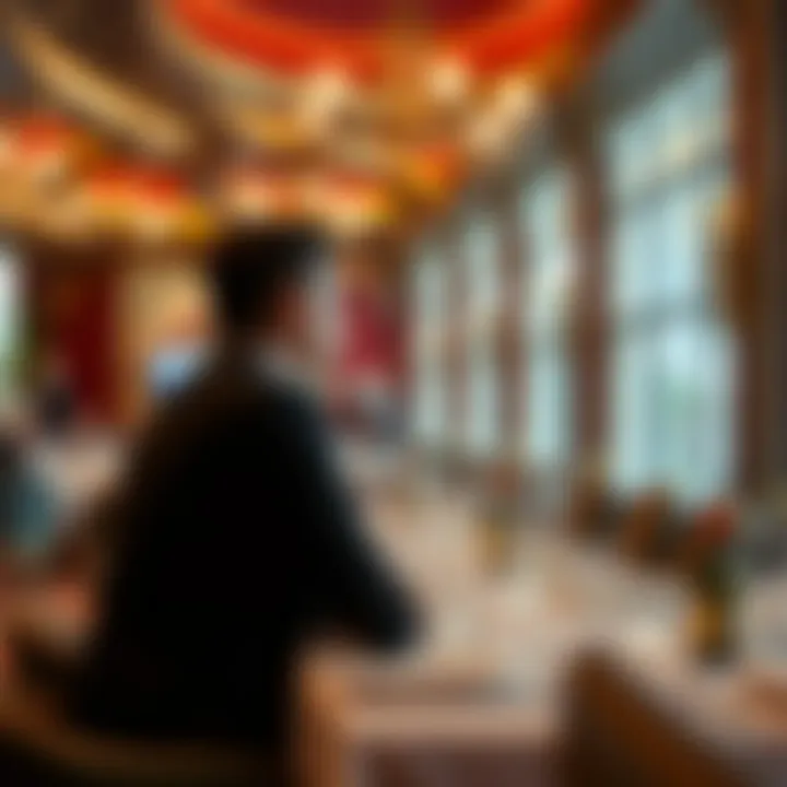 Exquisite dining experience within a prestigious casino