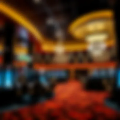 Luxurious casino interior showcasing opulent decor