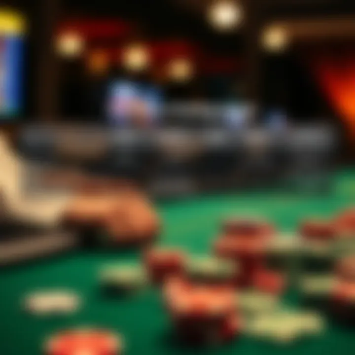 Comparison chart of features in various poker apps