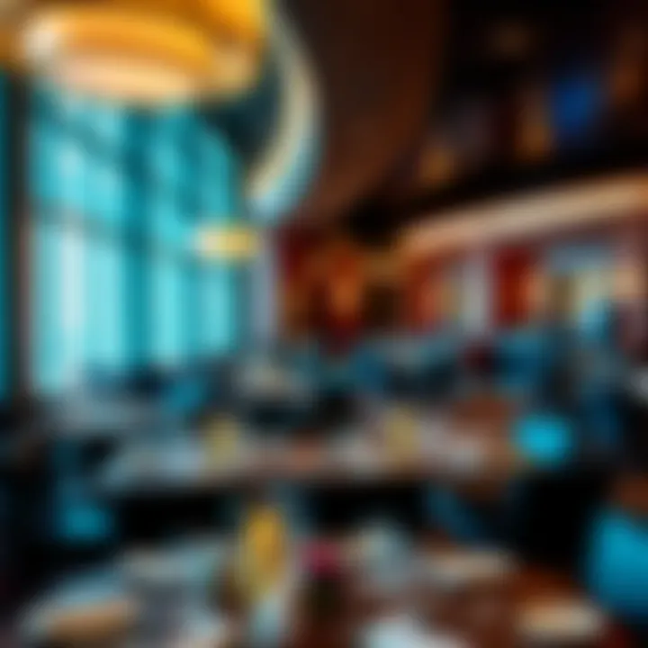 Sophisticated Dining at Wind Creek Elegant dining space within Wind Creek, featuring a diverse menu and sophisticated ambiance