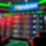 A user interface of Fanduel Paradise Sportsbook showcasing various betting options