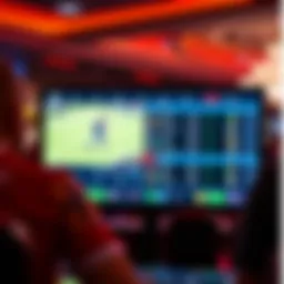 Real-time betting interface of Fox Bet Live showcasing various sports