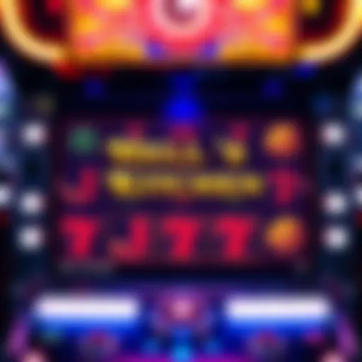 Artistic representation of the Hell's Kitchen slot machine interface