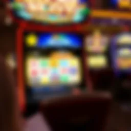 A vibrant online slot machine interface showcasing various themes and features