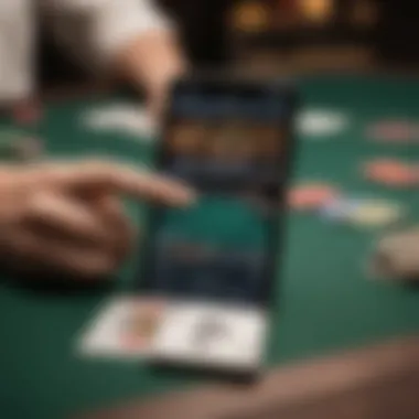 A mobile app interface displaying poker strategies