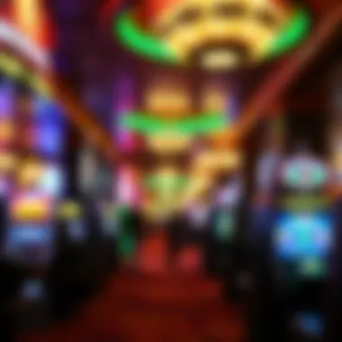 Interior gaming floor bustling with activity