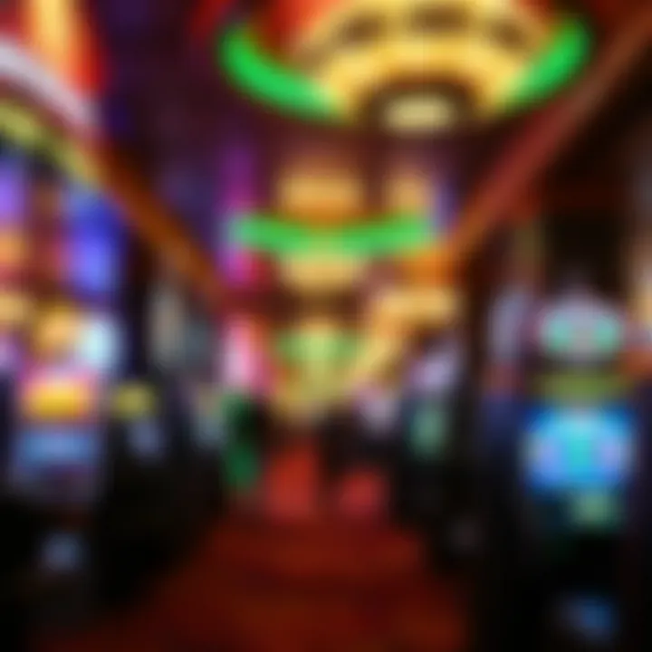 Interior gaming floor bustling with activity