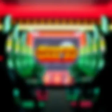 Conceptual Representation of the Game's Theme Conceptual Art of Invaders from the Planet Moolah