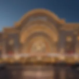 Exterior view of Joe's Casino showcasing its architectural design