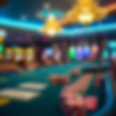 Popular Casino Games in Maryland A table filled with popular casino games such as poker and blackjack