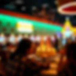 Vibrant celebration scene at Choctaw Casino